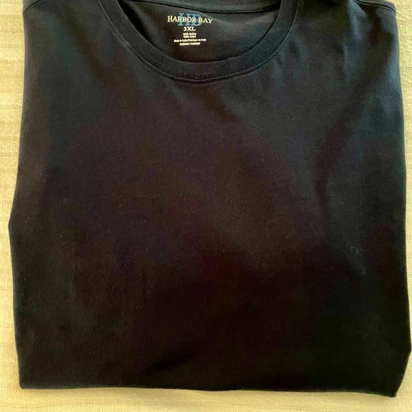 Harbor Bay Men's Navy Tee Shirt - Picture 2 of 3